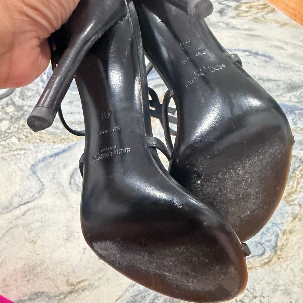 YSL CASSANDRA STRAP HEELS - Picture 3 of 4